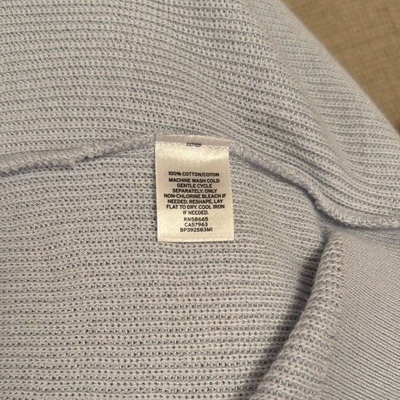 NWOT Light Blue Long Cardigan Sweater - Picture 5 of 6